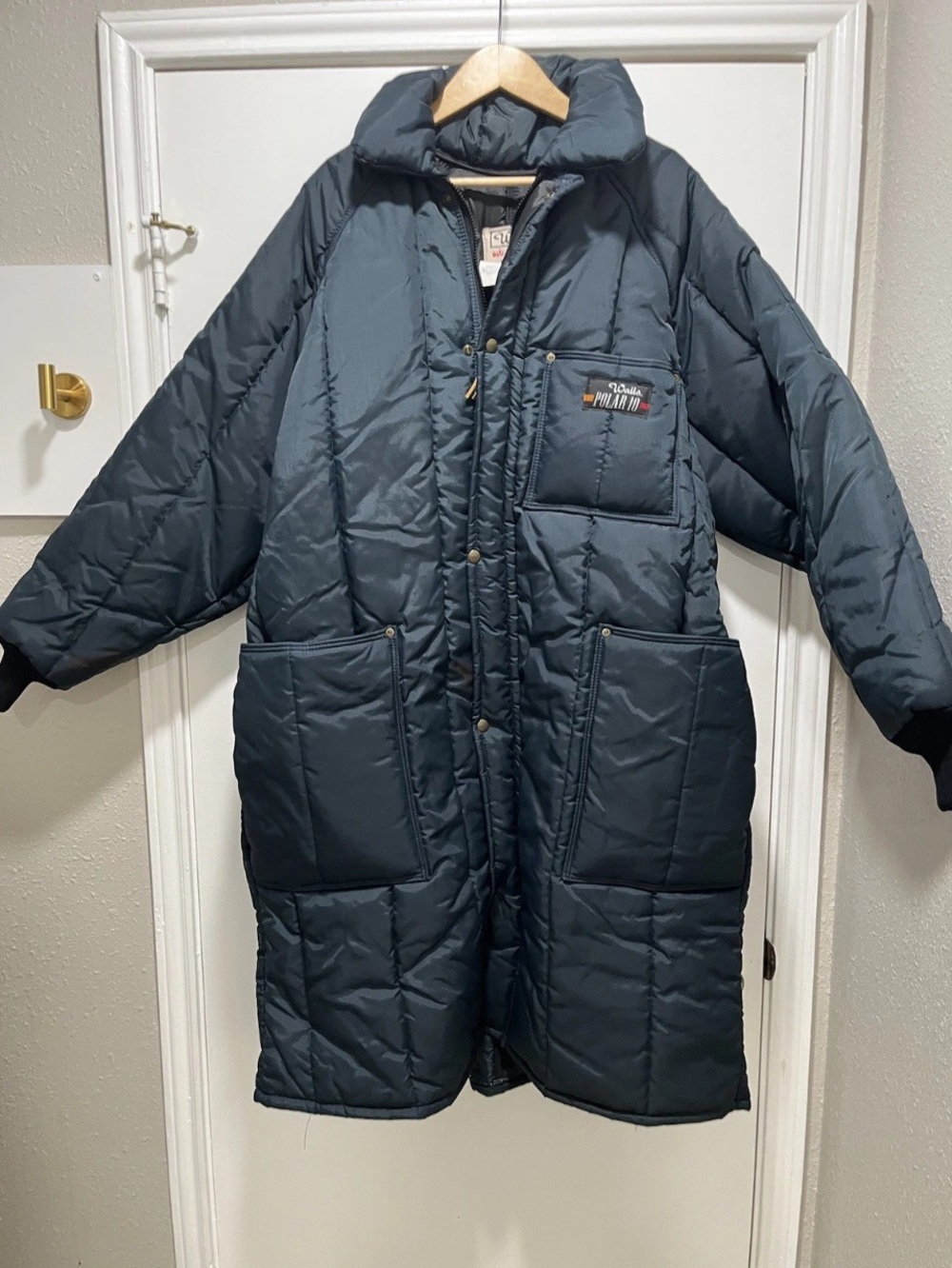 VTG Walls BLIZZARD Pruf Jacket Winter Long Puffer Coat Insulated Sz XL Regular
